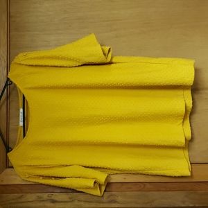 Rose+Olive XL dress shirt. Button, belled half sleeve. Great texture!